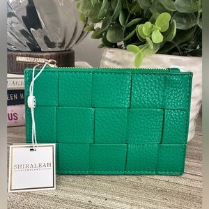 Shiraleah Verona Green Card Holder – Stylish & Functional NWT